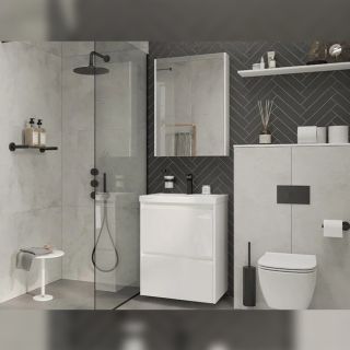 Раковина чаша Velvex 7657D, белый